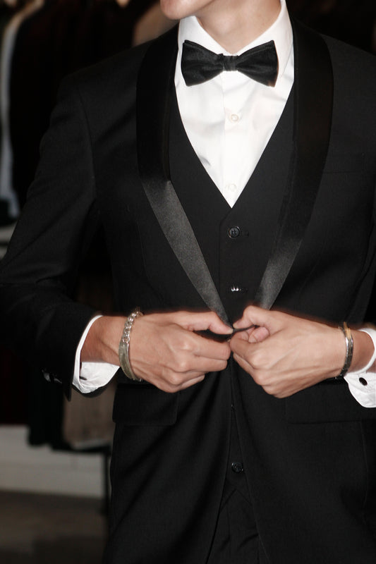 SHAWL TUXEDO BLACK
