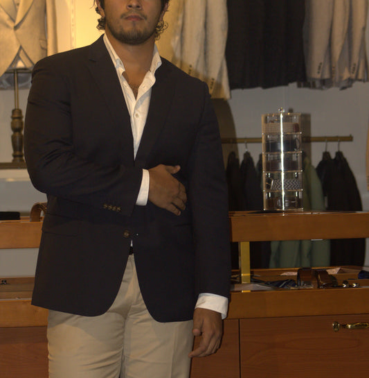 Wool Navy Blazer