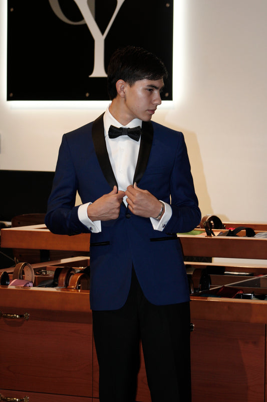 SAPHIRE FRAME SHAWL TUXEDO