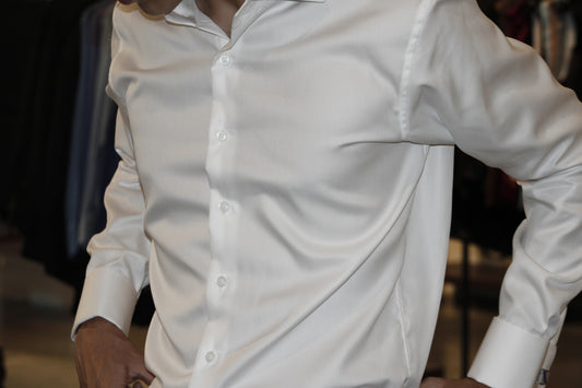 FRENCH CUFF COTTON SHIRT