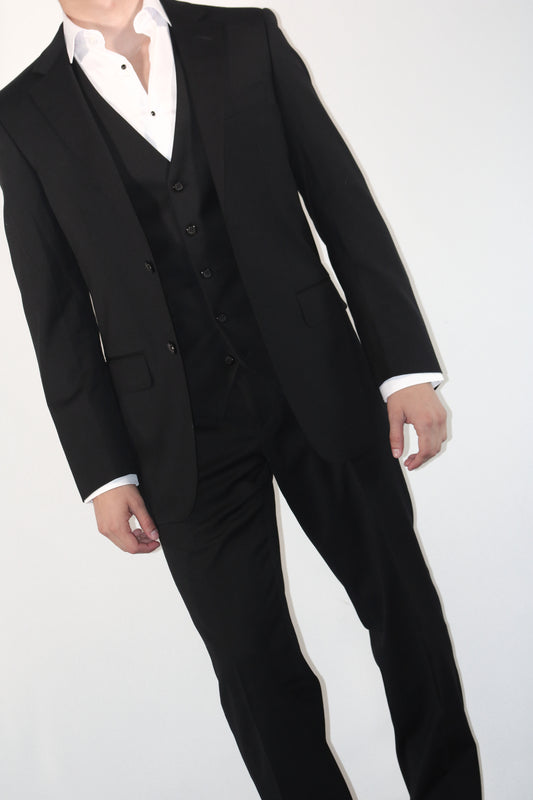 Wool Suit Black