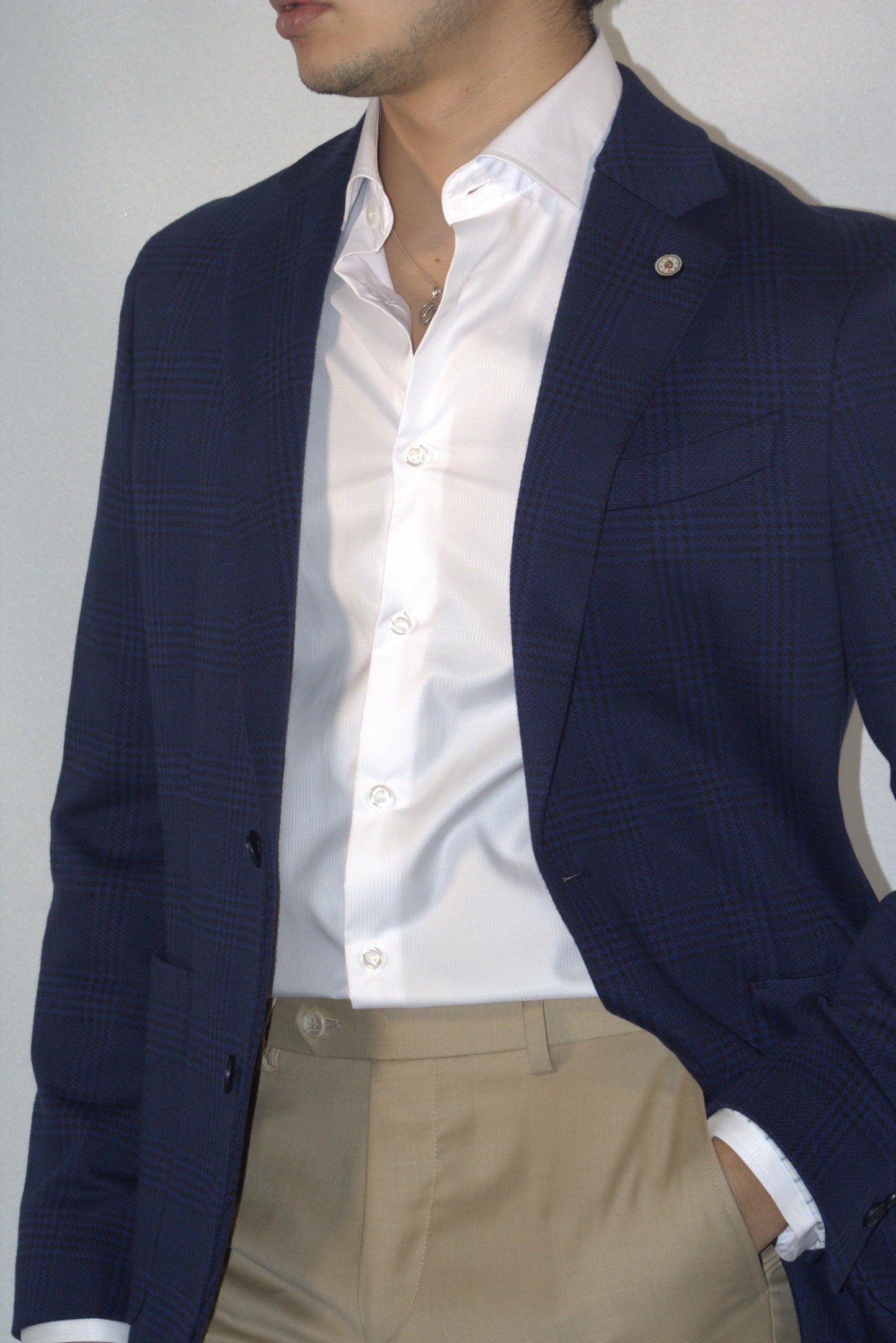 COTTON CAMBRIDGE BLUE SPORTS COAT