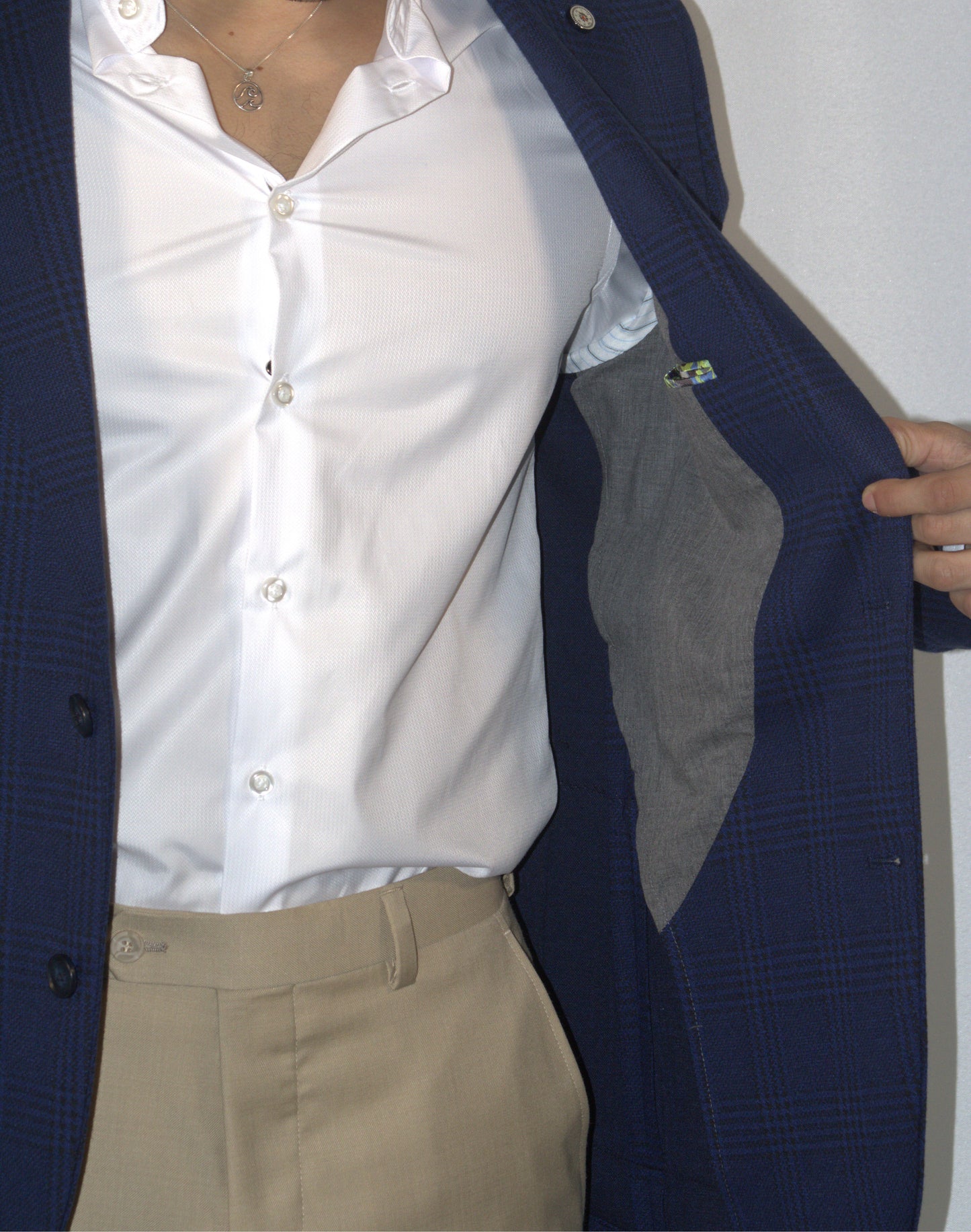 COTTON CAMBRIDGE BLUE SPORTS COAT