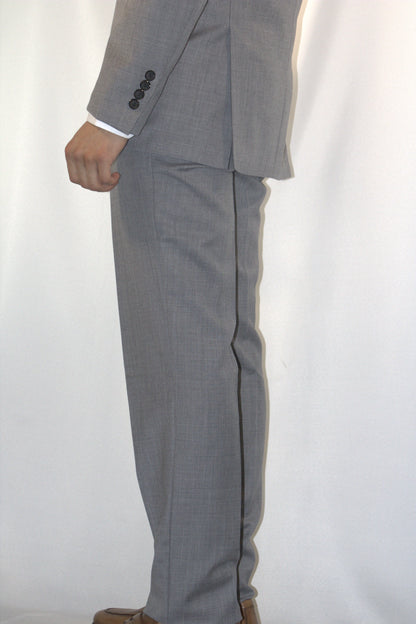 WOOL PLATINUM GREY SUIT