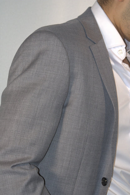 WOOL PLATINUM GREY SUIT