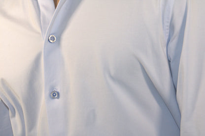 STRETCH COTTON LIGHT BLUE SHIRT