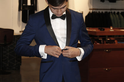 SAPHIRE FRAME SHAWL TUXEDO