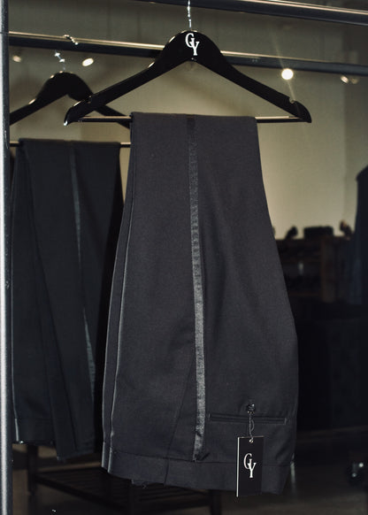 BLACK TUXEDO PANT