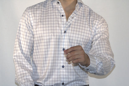 SWISS PATTERN WHITE SHIRT