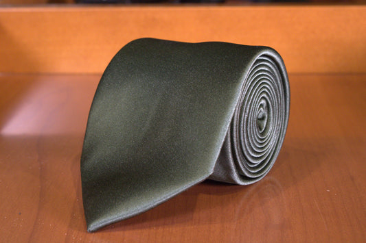 DARK GREEN TIE